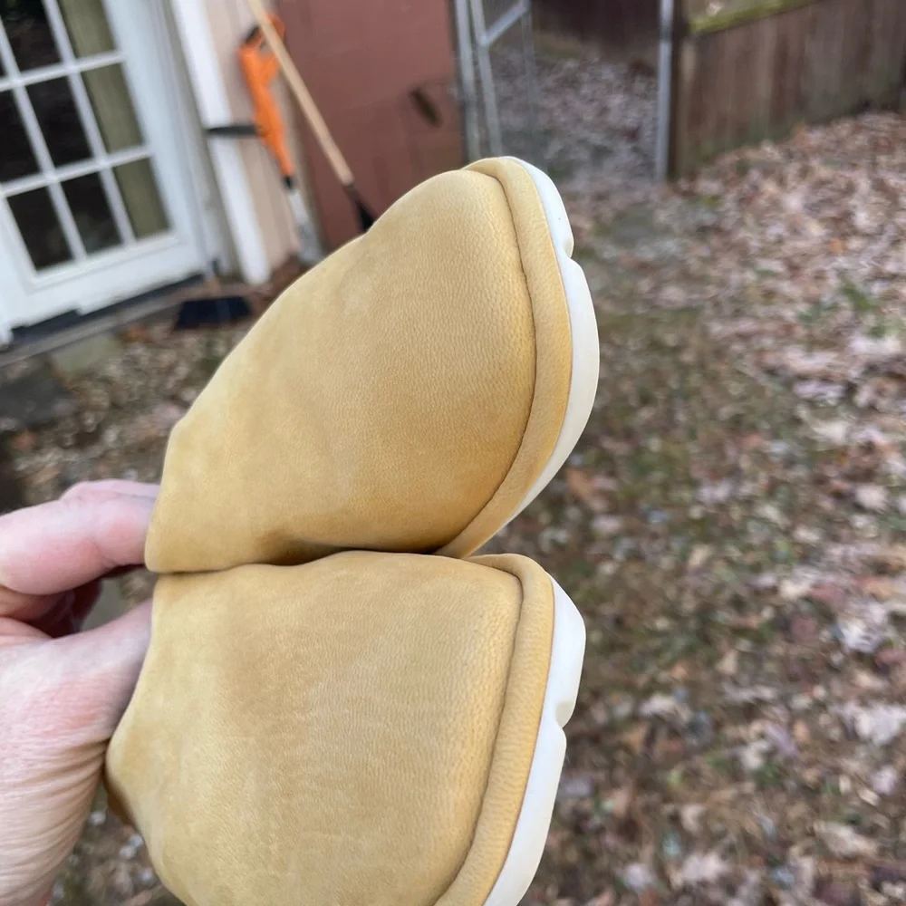 New Fly London Leather  Mules Flats Size 37 - Picture 13 of 14